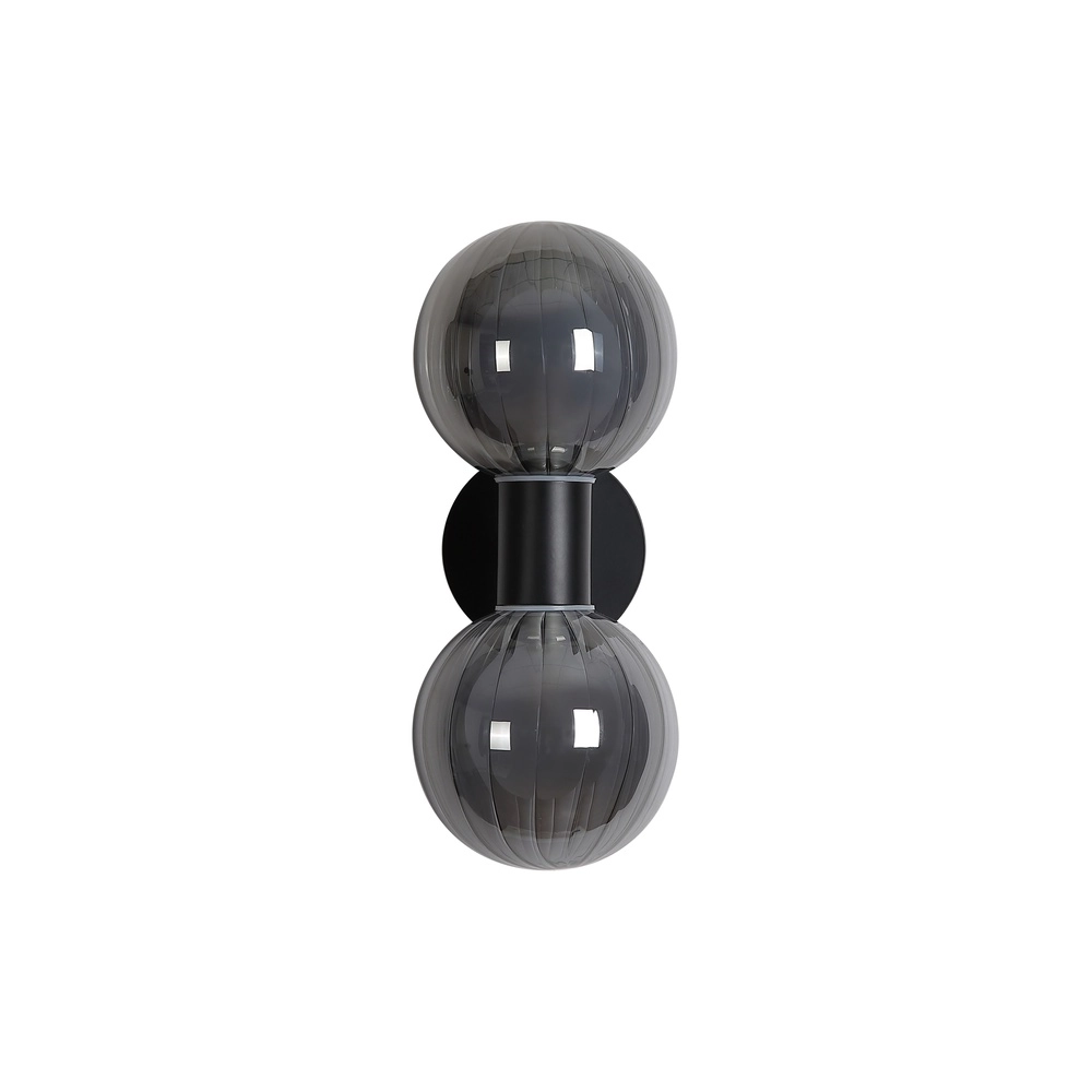 Applique murale Luminsphere Double noir Searchlight 5053423297415