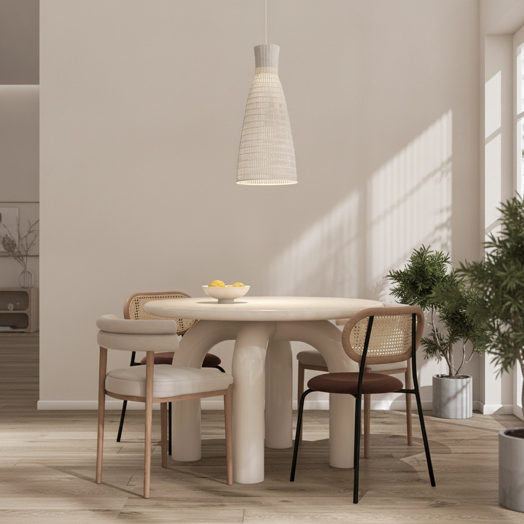 Suspension blanche Niro Ø 35cm