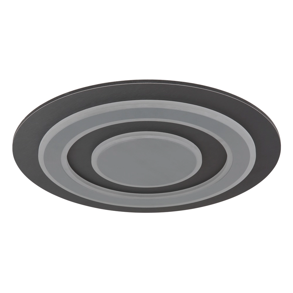 Conception de plafonds Jayden Anthracite de Ø48 cm Globo 9007371456048