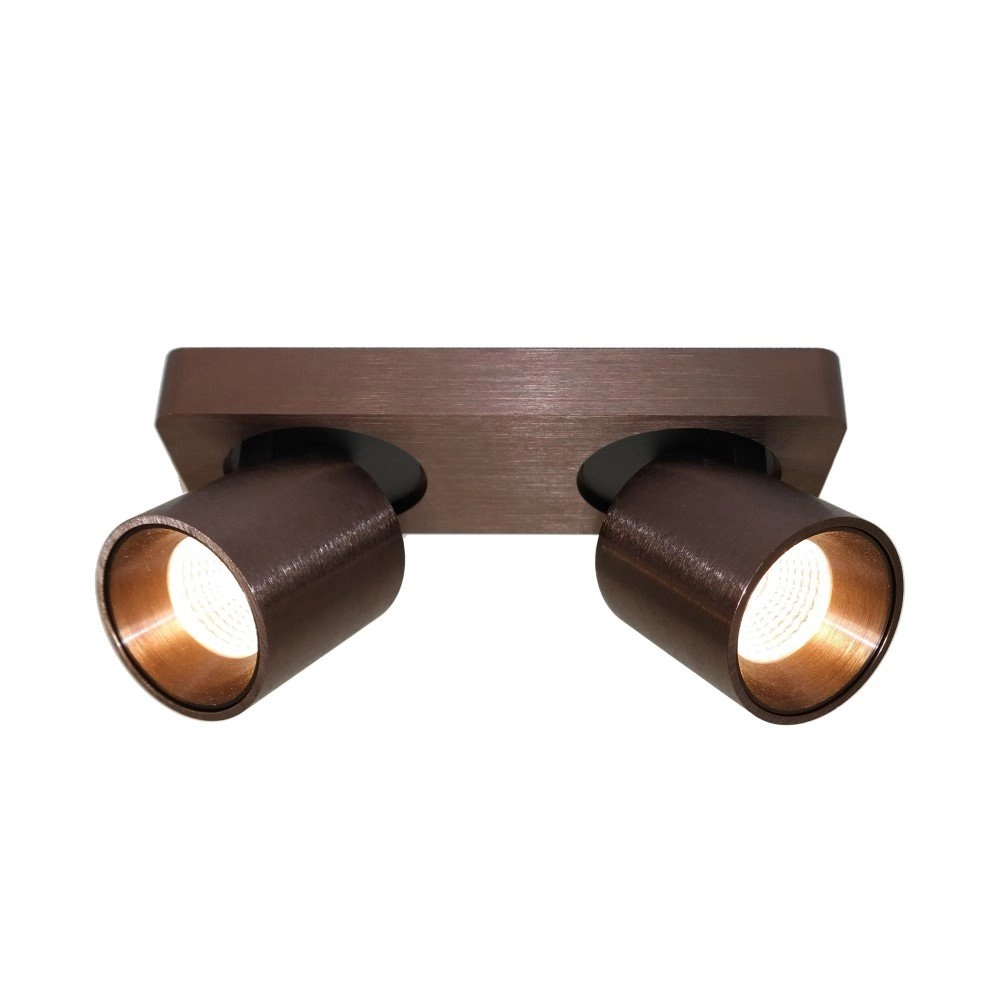 Spot LED Laguna Brun bronze à 2 lumières Artdelight 8719831736010