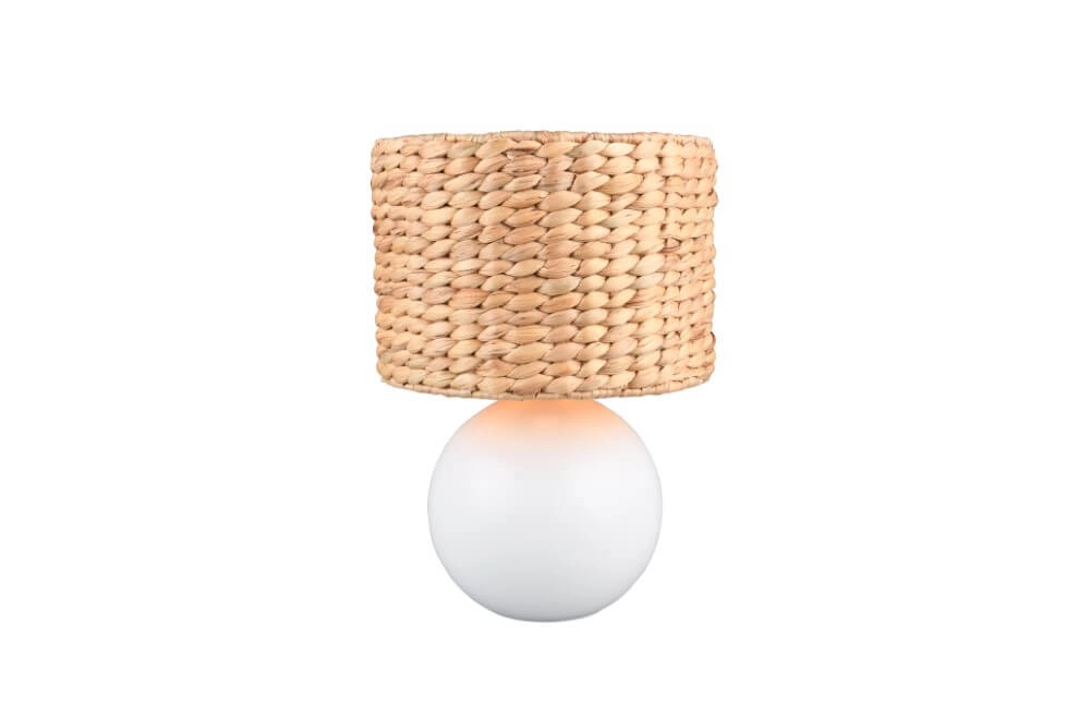 Lampe de table Vina Ø 28cm - avec capuche en corde Trio 4017807614695