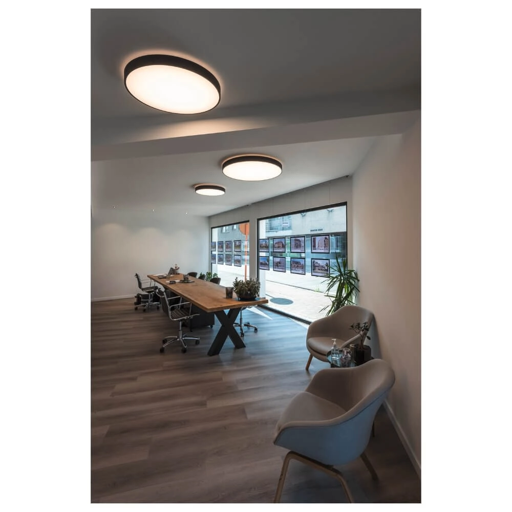 Plafonnier / Lampe suspendue Medo Pro 90 noir - CCT - 80g - Ø 90cm SLV 4024163276771