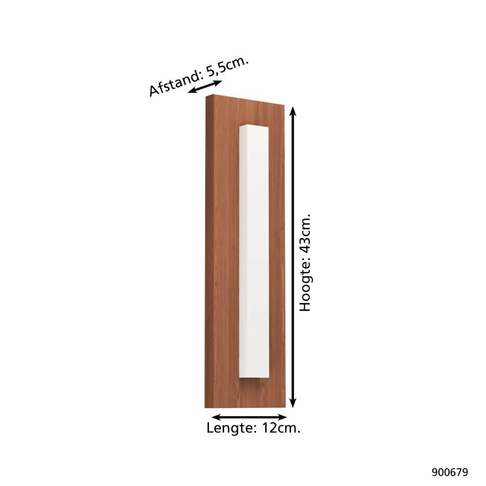 Lampe d'extérieur en bois Bitetto avec LED Eglo 9008606261772