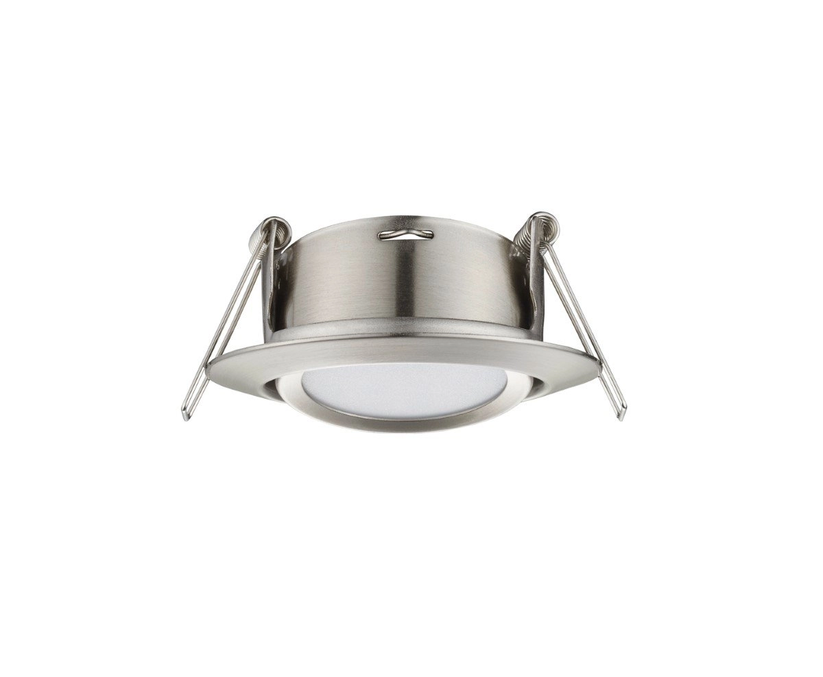 Spot encastré LED Rila 5w - 3000K - 8,2cm gris métal Trio 4017807376470