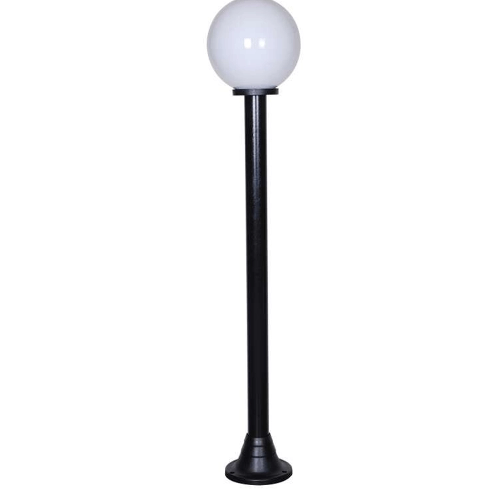 Lampe boule Bolano 126cm. Opale sur pied