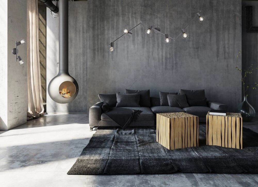 Spot de plafond tendance Ran 2 lumières Fischer & Honsel 4001133222655