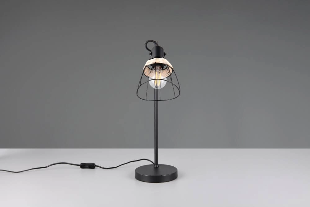 Lampe de table noire Jerome concevoir Trio 4017807637724