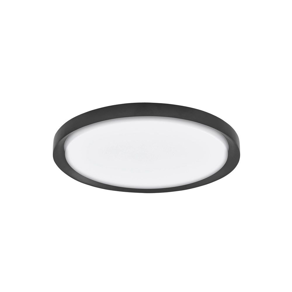 Plafonnier Troy noir Ø 46cm Lyora 5212017425799