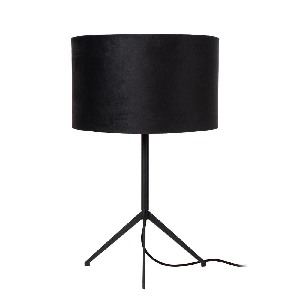 Lampe de table trépied Tondo Noir