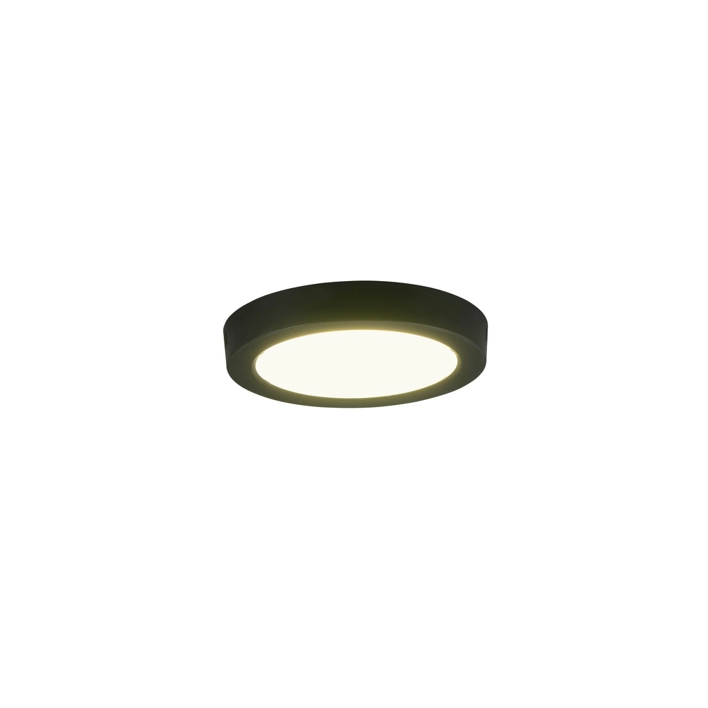 Lampe de plafond Laru Ø 21,5 cm noir