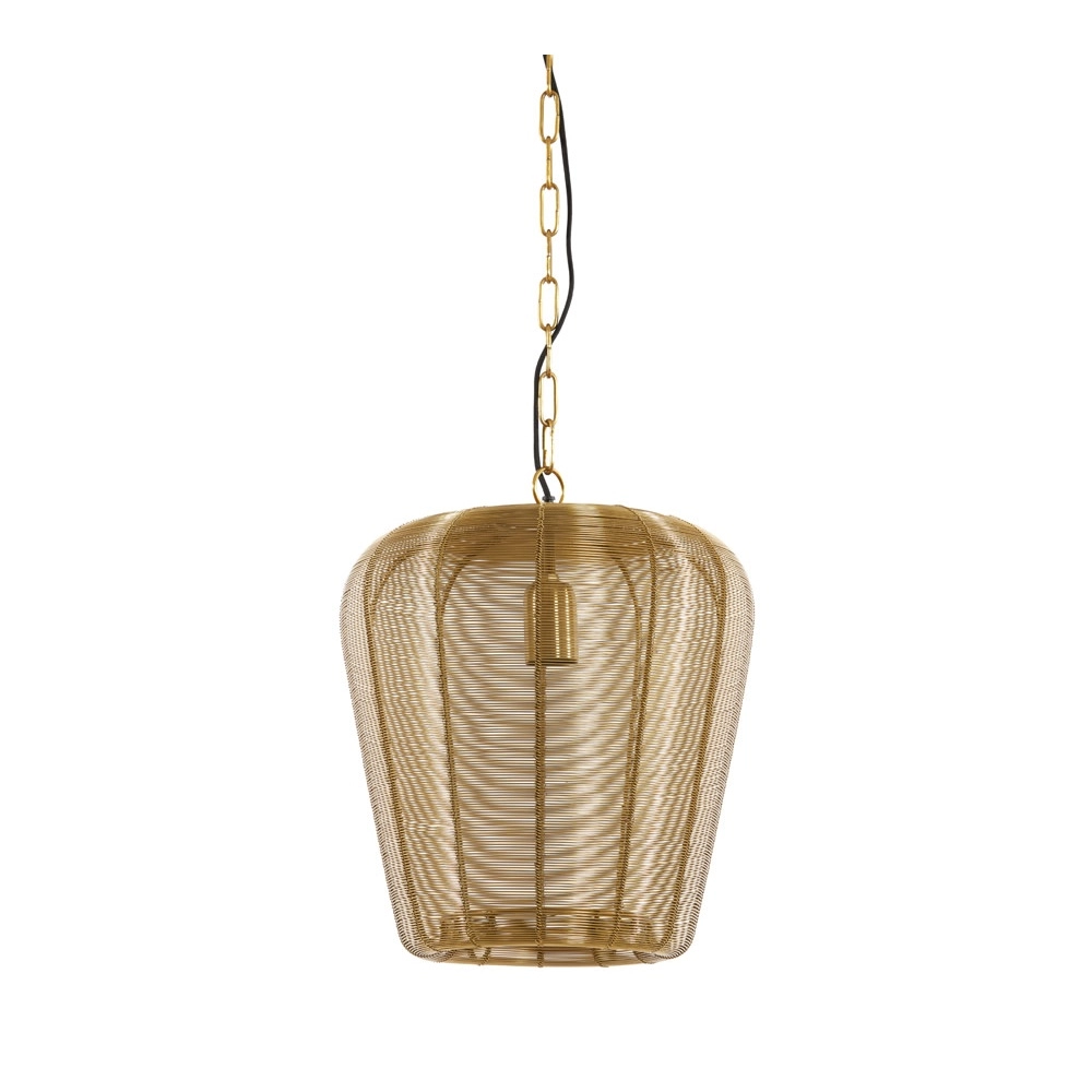 Lampe pendante dorée Adeta Ø 31cm Light & Living 8717807601041