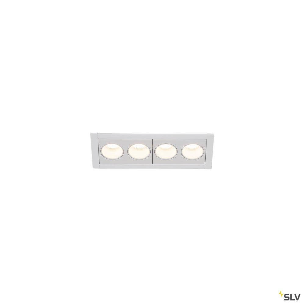 Lampe encastrée LED Milandos 4-lichts 4x130 lumens blanc