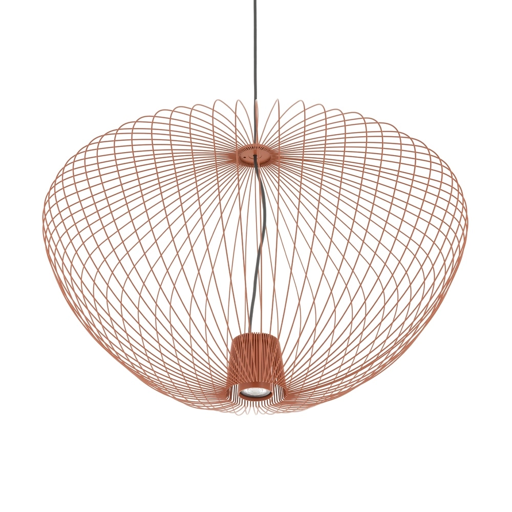 Lampe cage Pumpkin terre cuite Ø 70cm Lyora 5903139114943
