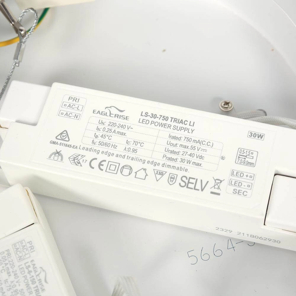 Plafonnier élégant Flady noir Ø 40cm Steinhauer 8712746171846