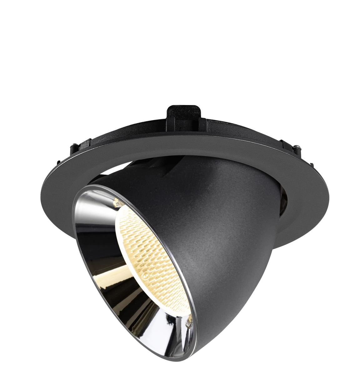 Spot encastré Numinos Gimble XL noir/chrome 3000K - 20 deg SLV 4024163308700