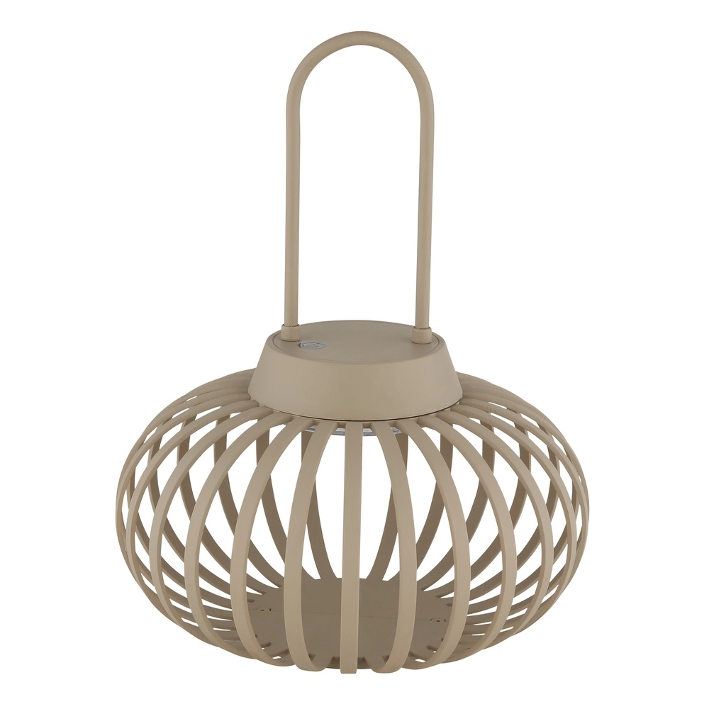 Lampe de table moderne Allegra brun sable Globo 9007371525584