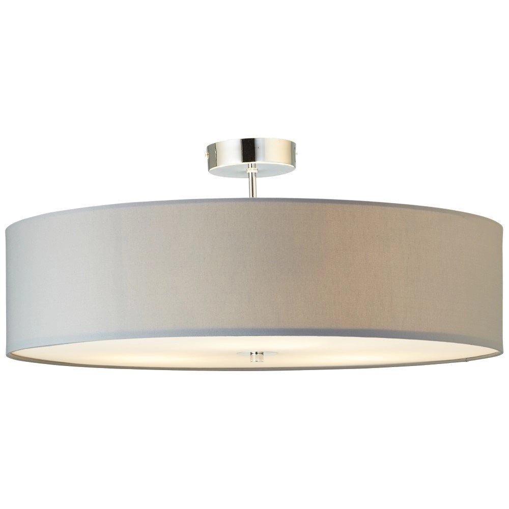Plafonnier gris Andria Ø 60cm Plafonnier gris Andria Ø 60cm