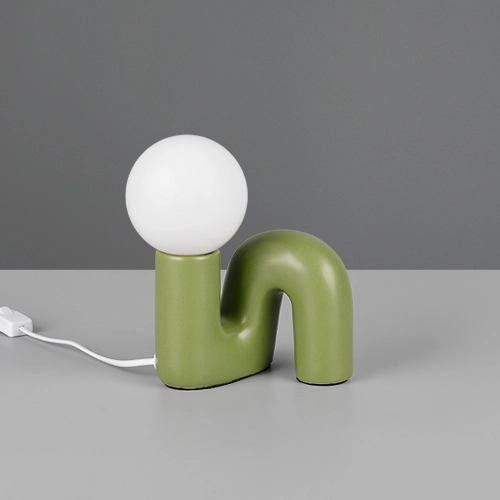 Lampe de table Quinn Vert Trio 4017807682281