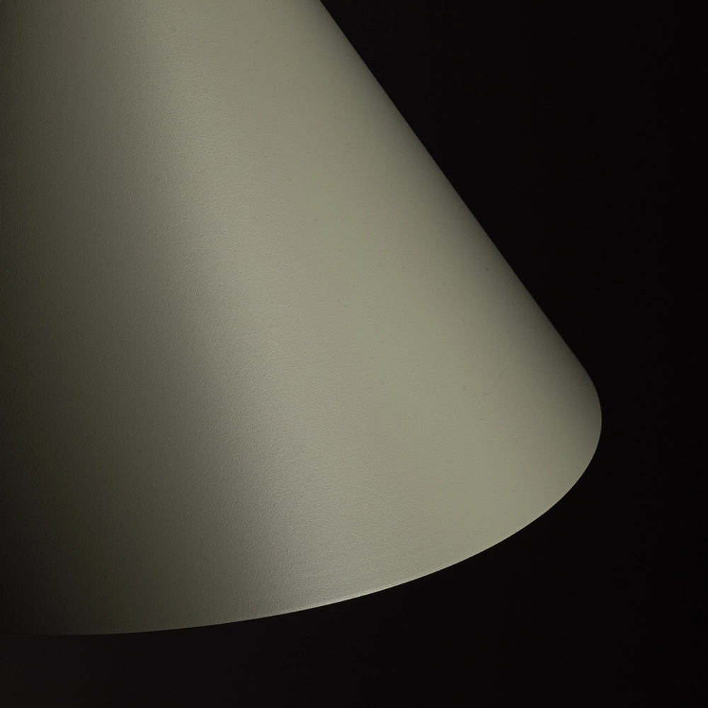 Lampe pendante de conception Zenith vert sauge Ø 50cm Lyora 5903139114820