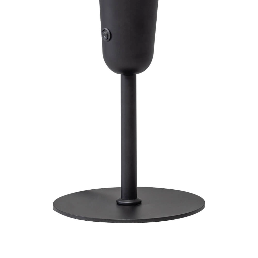 Lampe de table moderne The Britt noir avec de l'or ETH 8720195304432