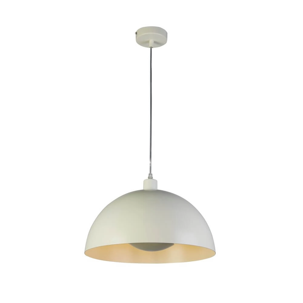 Suspension crème Mars Abat-jour 20cm de haut