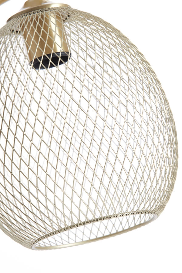Lampe de table dorée Moroc Ø 20cm Light & Living 8717807686420
