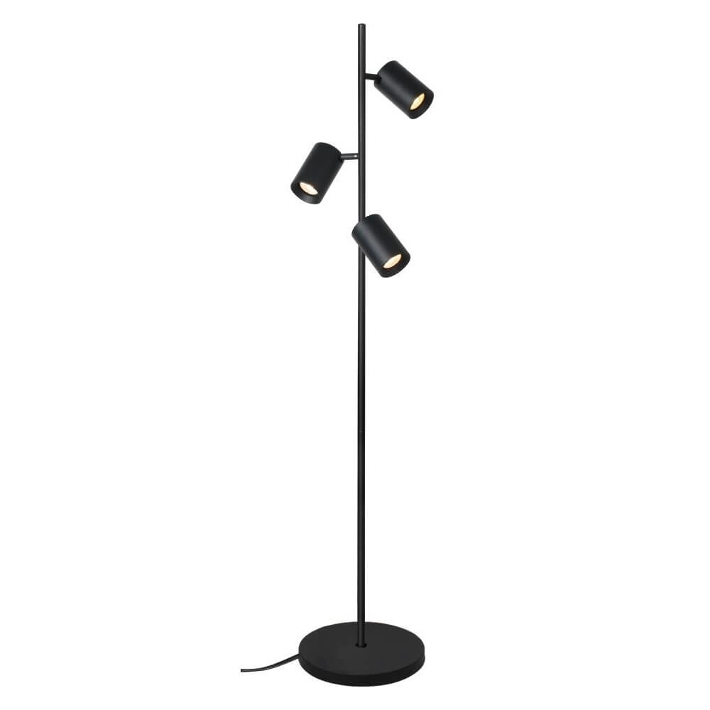 Lampadaire Megano noir 3 lumières Lampadaire Megano noir 3 lumières