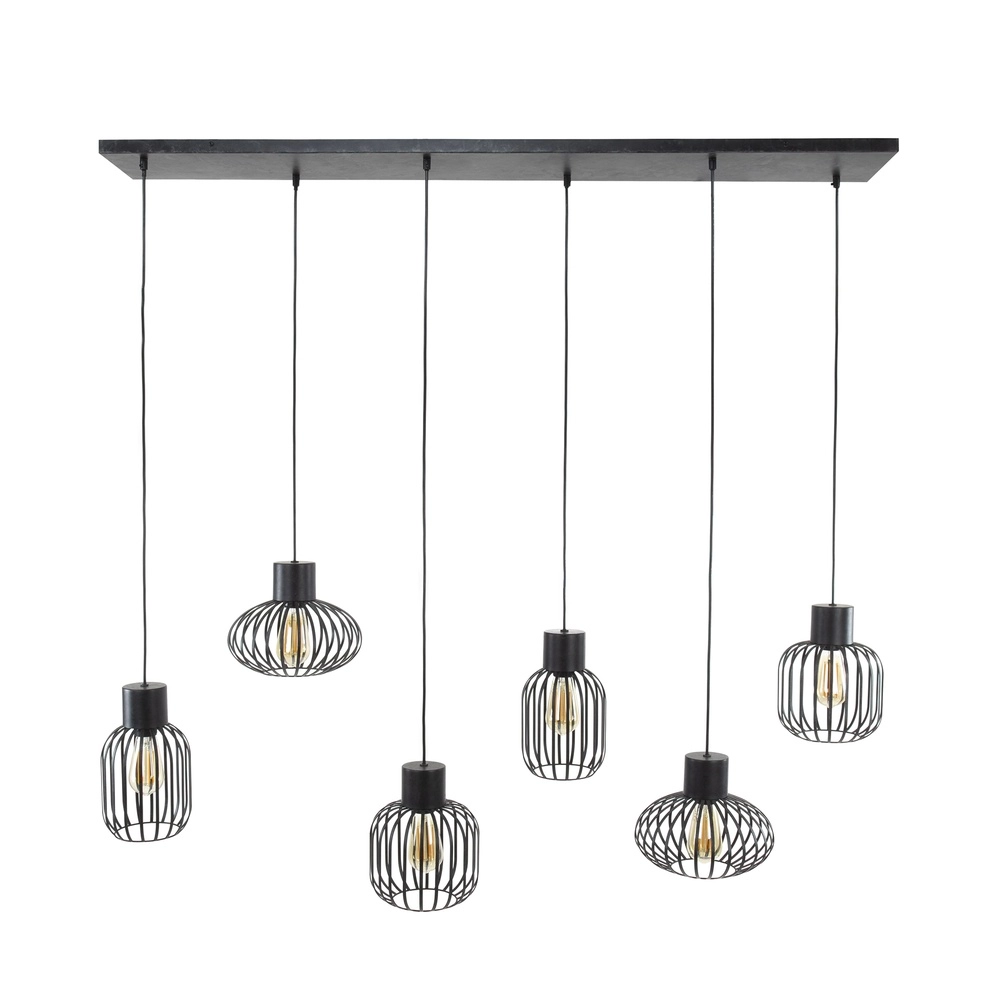 Suspension filaire 5L Mix E27 - noir Lyora 8716803512146