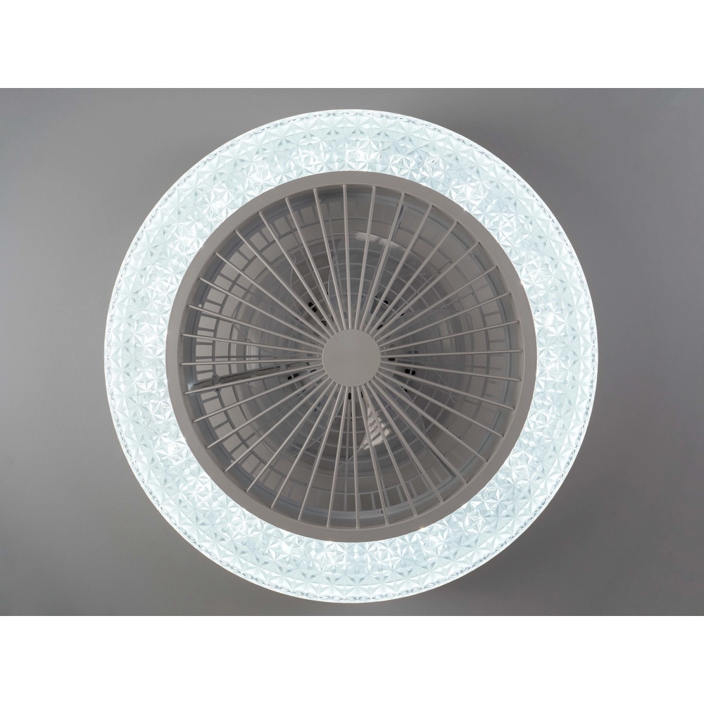 Ventilateur de plafond Malinska blanc Ø 55cm Eglo 9002759313555