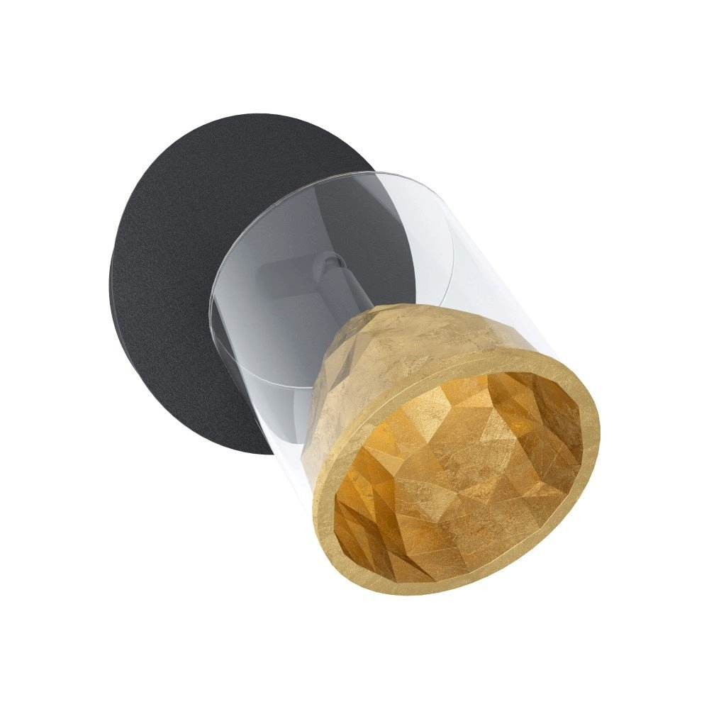 Applique noire Melito avec de l'or Stars of Light 9002759395735