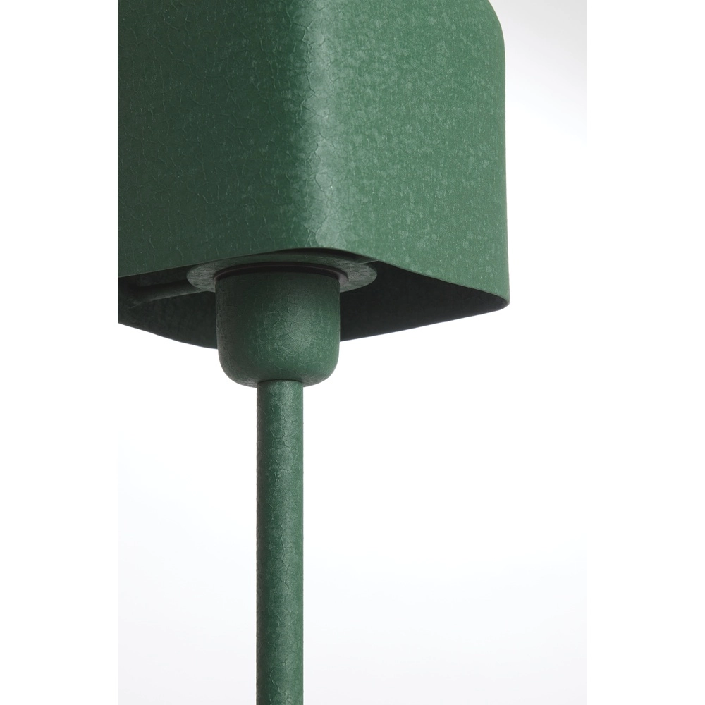 Lampe de chevet Elenie 13x13cm - vert foncé mat Light & Living 8717807818678