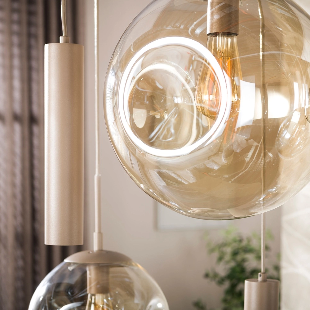 Lampe de plafond à design Stellar Sienna Brown Lyora 8716803515093