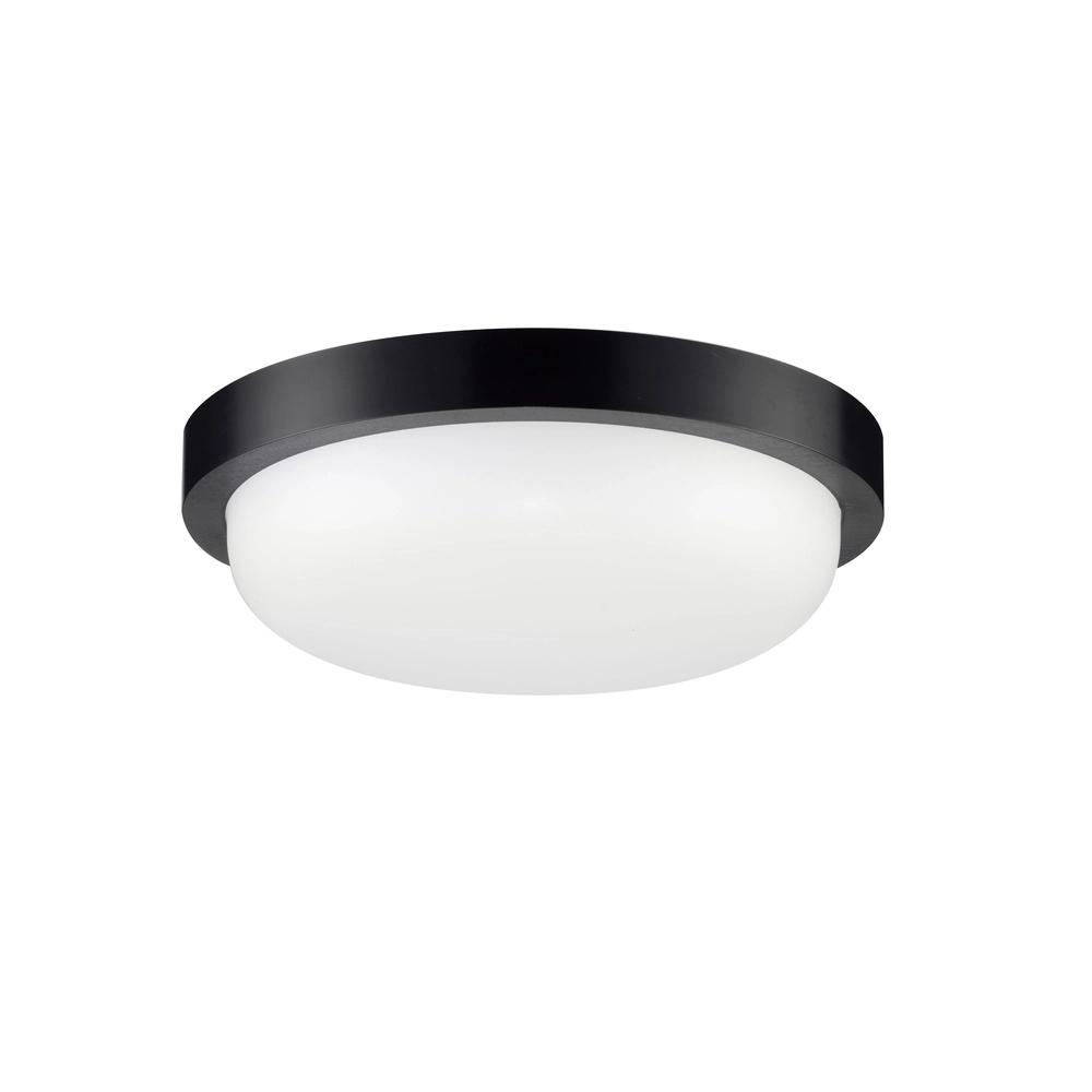 Plafonnier Reo noir Ø 23,5cm Lyora 5212017453310