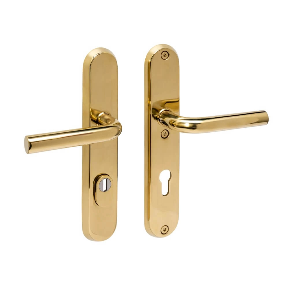 Quincaillerie de porte dérobée Luzern PC 72mm laiton