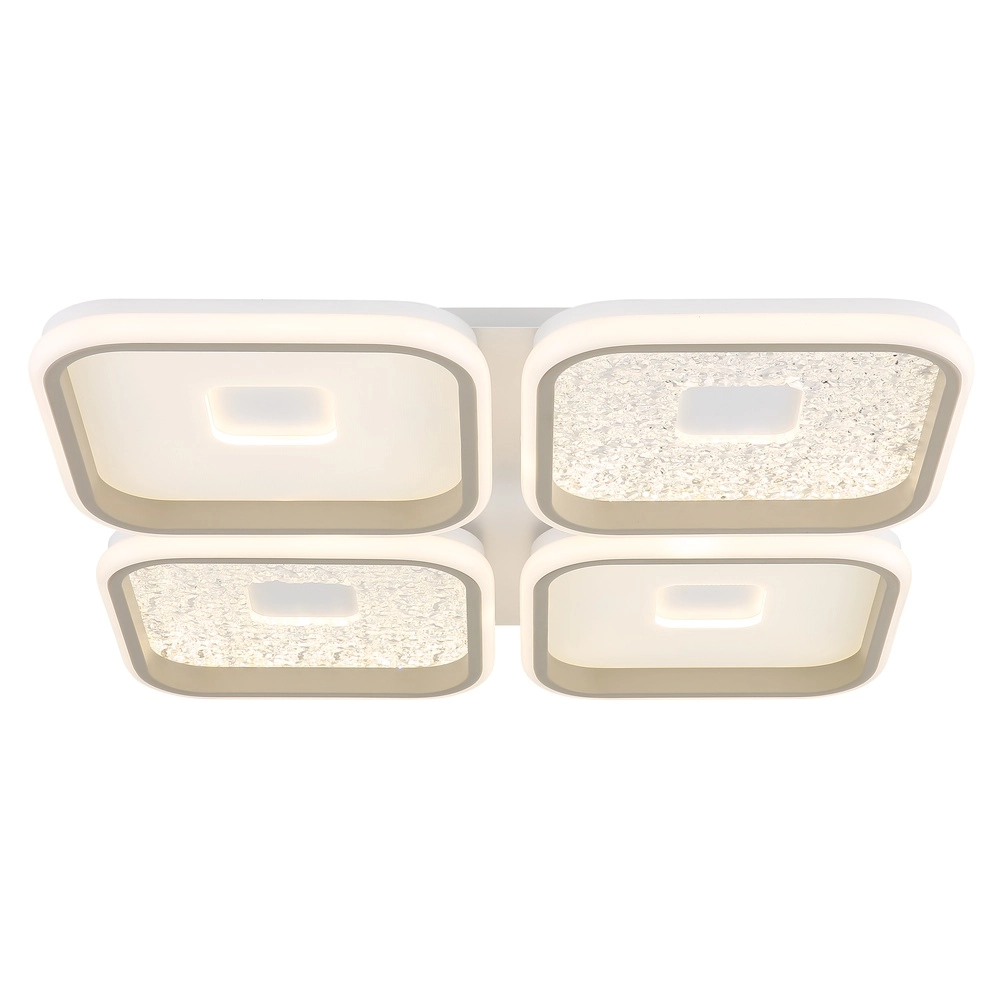 Plafonnier moderne Mosaiko 54 x 54cm brun sable Globo 9007371572762