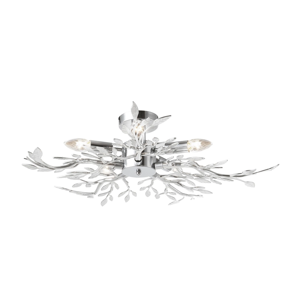 Lampe de plafond Flash chrome Ø 71cm