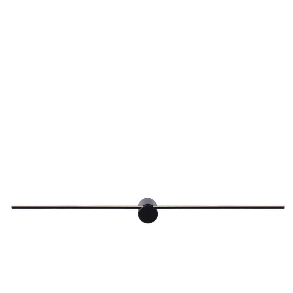 Lampe murale élégante pour salle de bain Mizar IP44 90cm noir Lucide 5411212126931