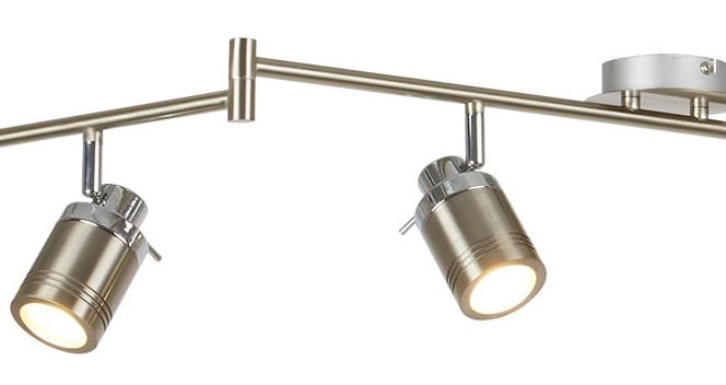 Spot LED en saillie Samson 6 lumières Searchlight 5053423096803