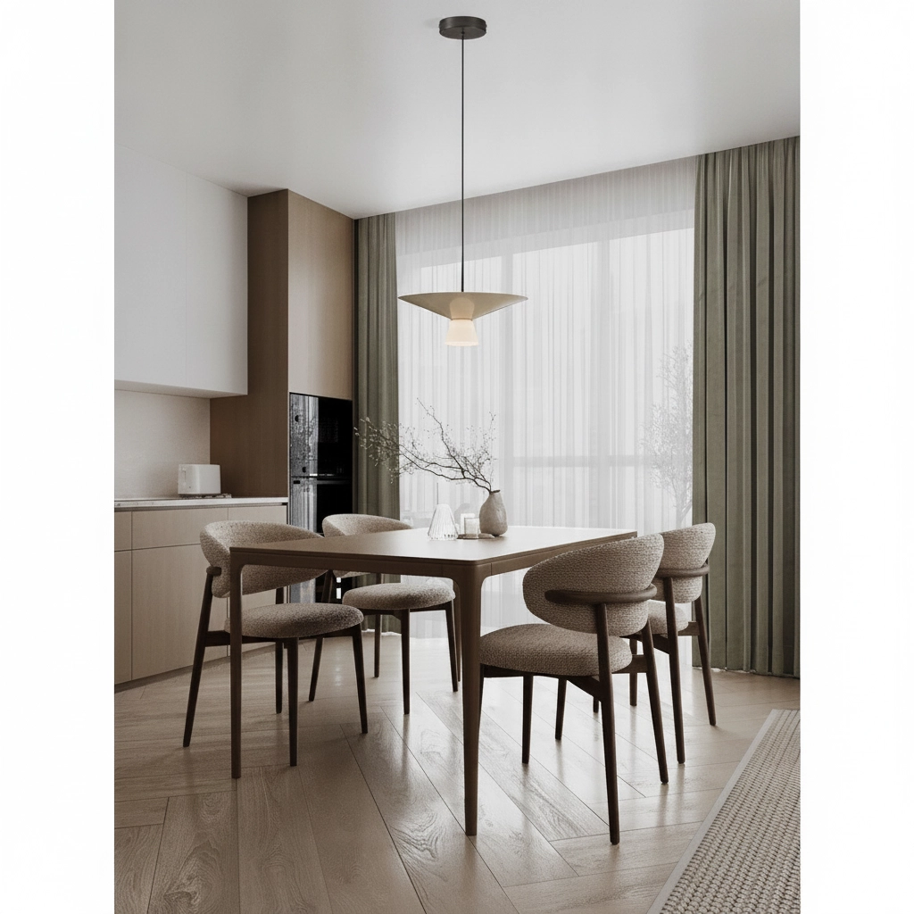 Lampe pendante de conception Baris blanc avec gris Ø 38cm