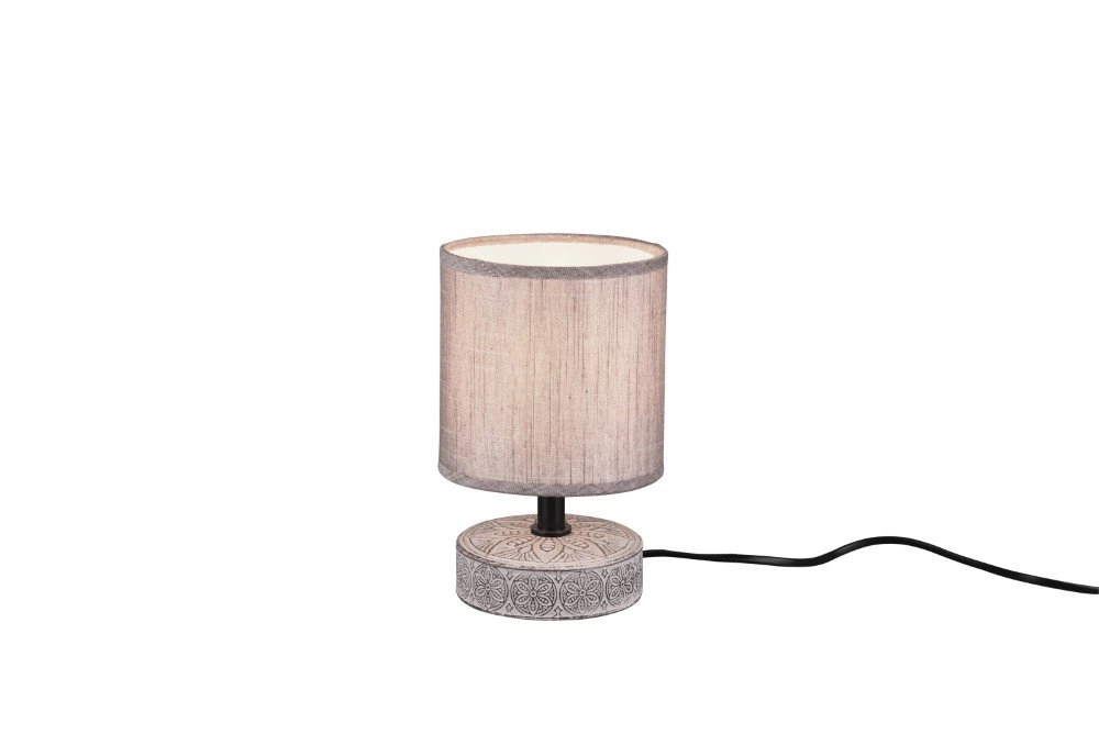 Lampe de table grise Marie brun Trio 4017807456721