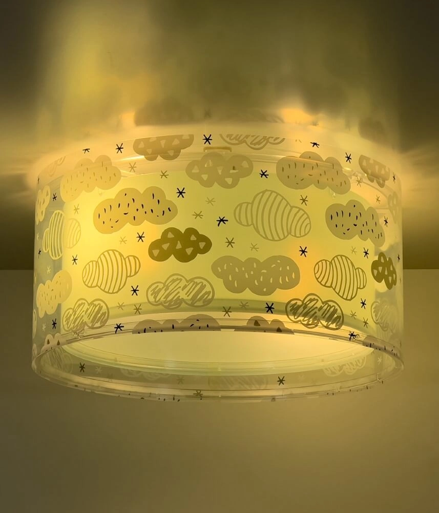 Plafonnier Nuage Clouds vert Dalber 8420406001623