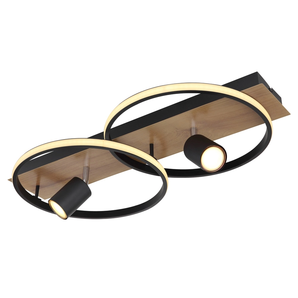 Lampe de plafond Danny Noir