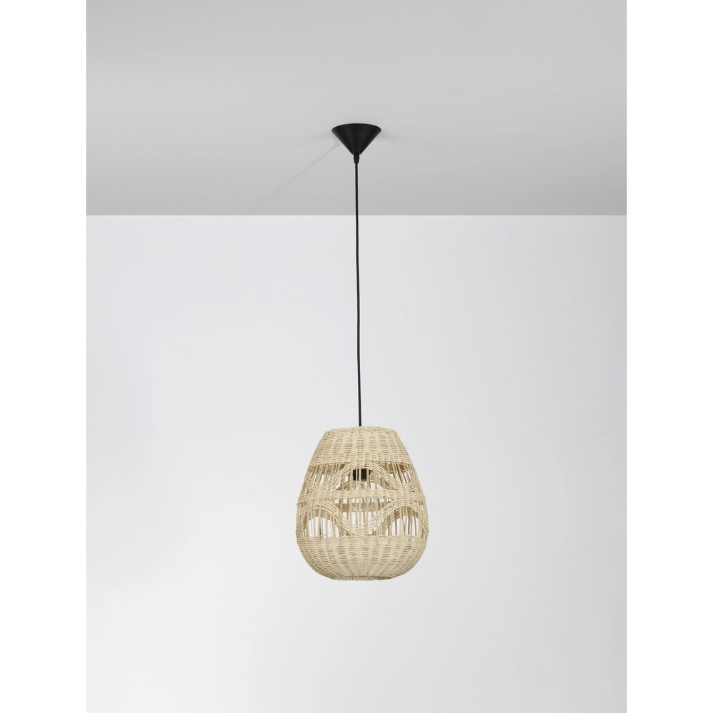 Suspension en rotin Marlo Ø 30cm Lyora 5212017438805