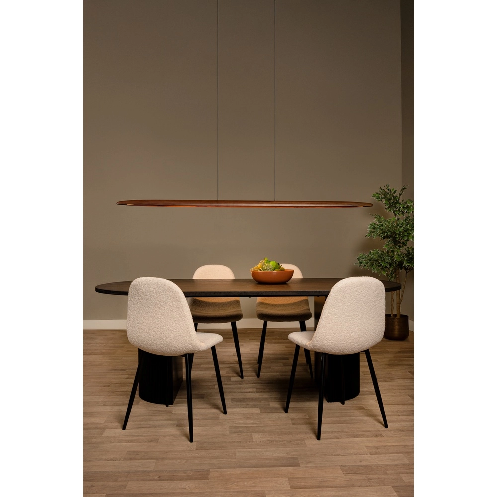 Lampe pendante en bois Langholt 180 cm Lucide Vibes 5411212011060