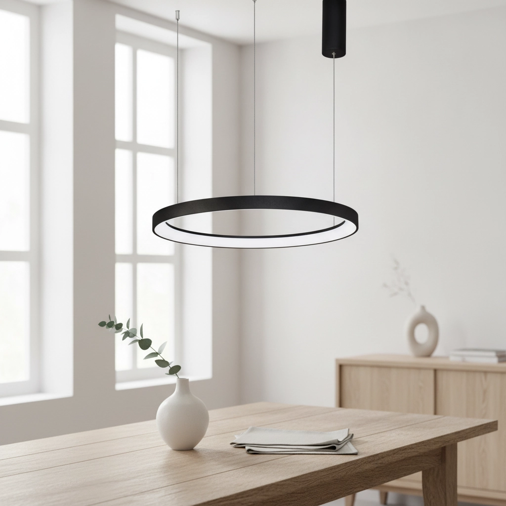 Suspension design Pertino noir Ø 58cm 2700K