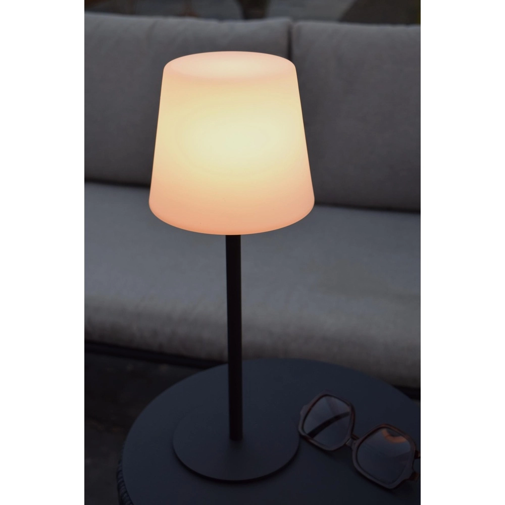 Lampe de table rechargeable Tyon Noir Lucide 5411212134745