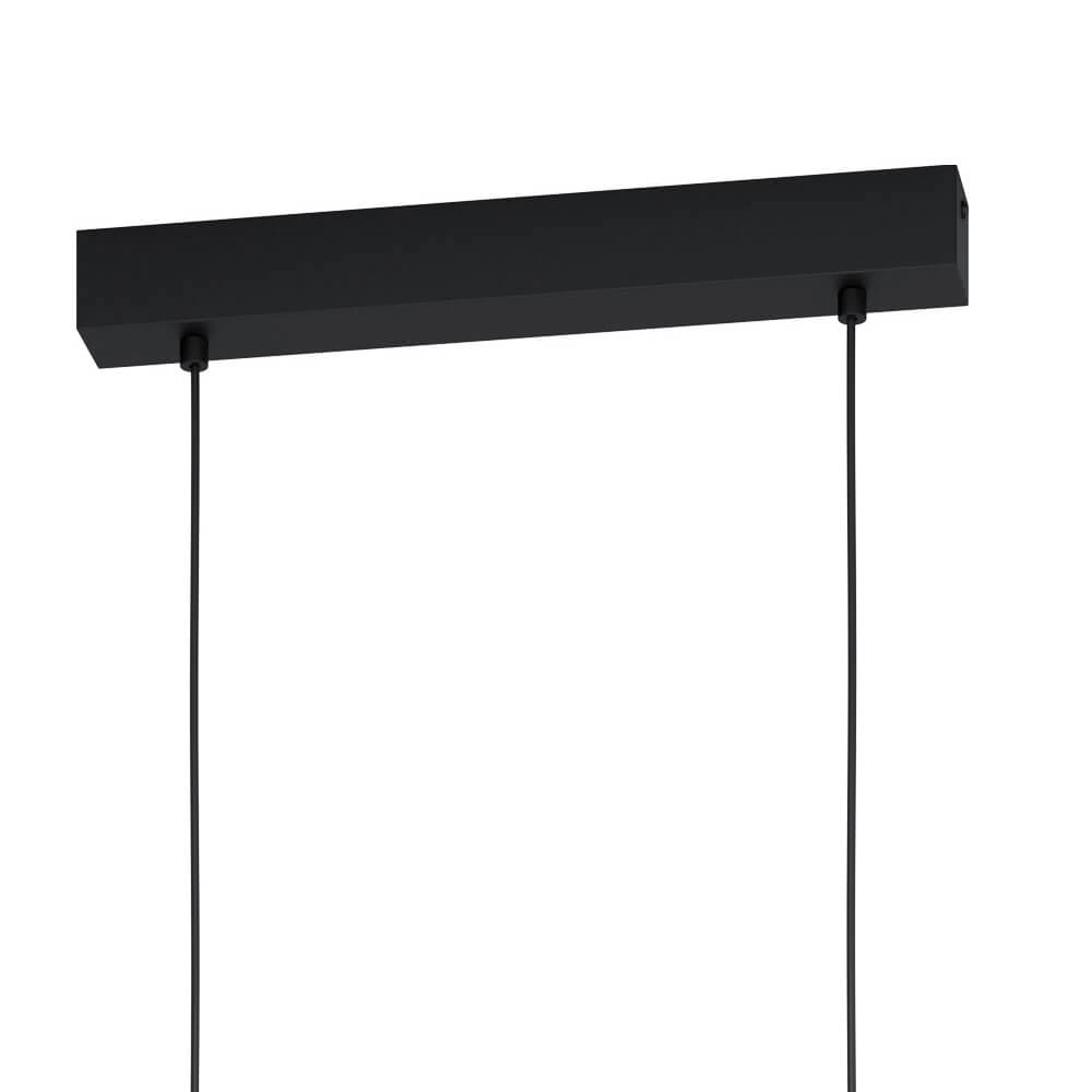 Lampe suspendue salle à manger Gatuela 1 4 lumières noir Eglo 9002759994631