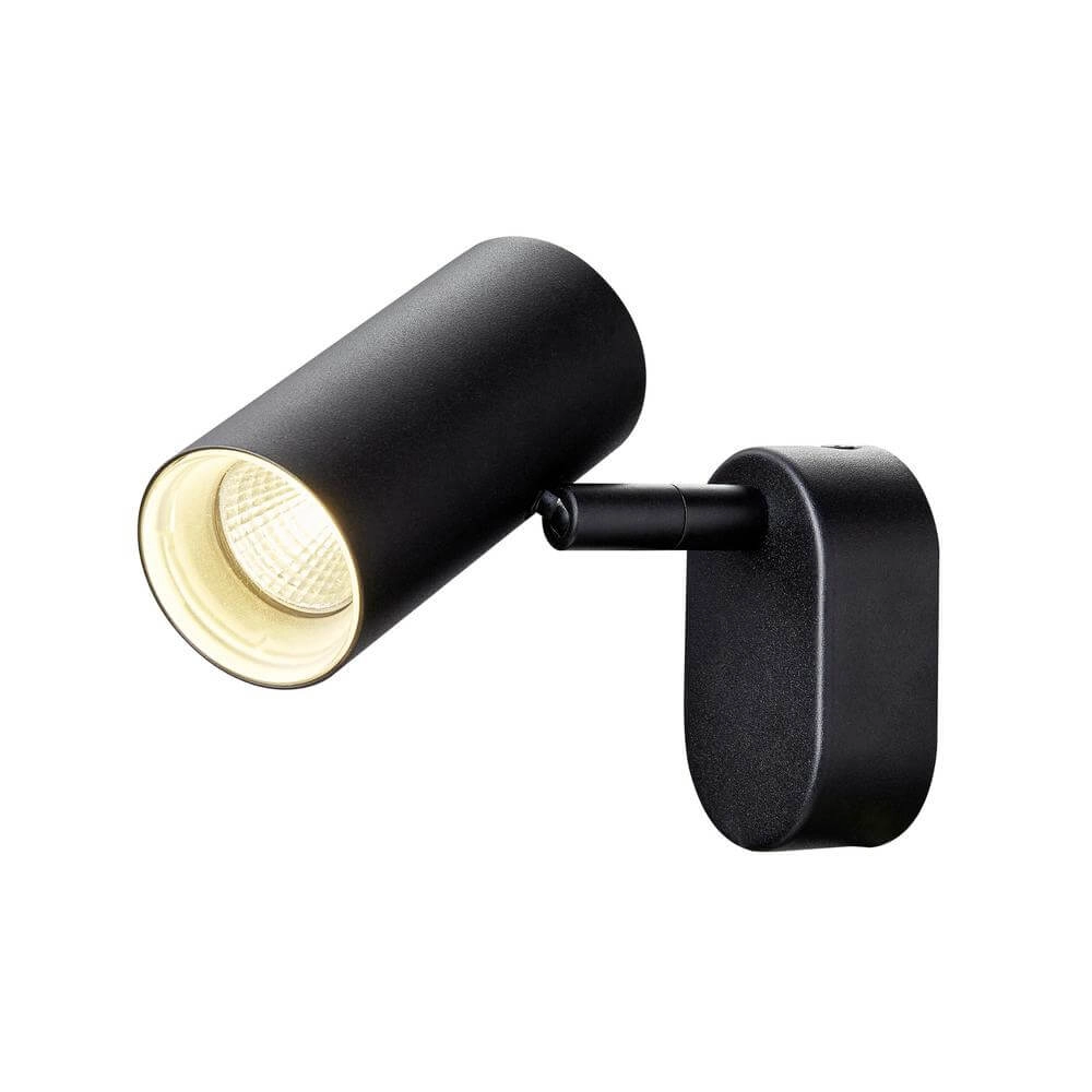 Spot monté en surface Noblo noir simple réglable Spot monté en surface Noblo noir simple réglable