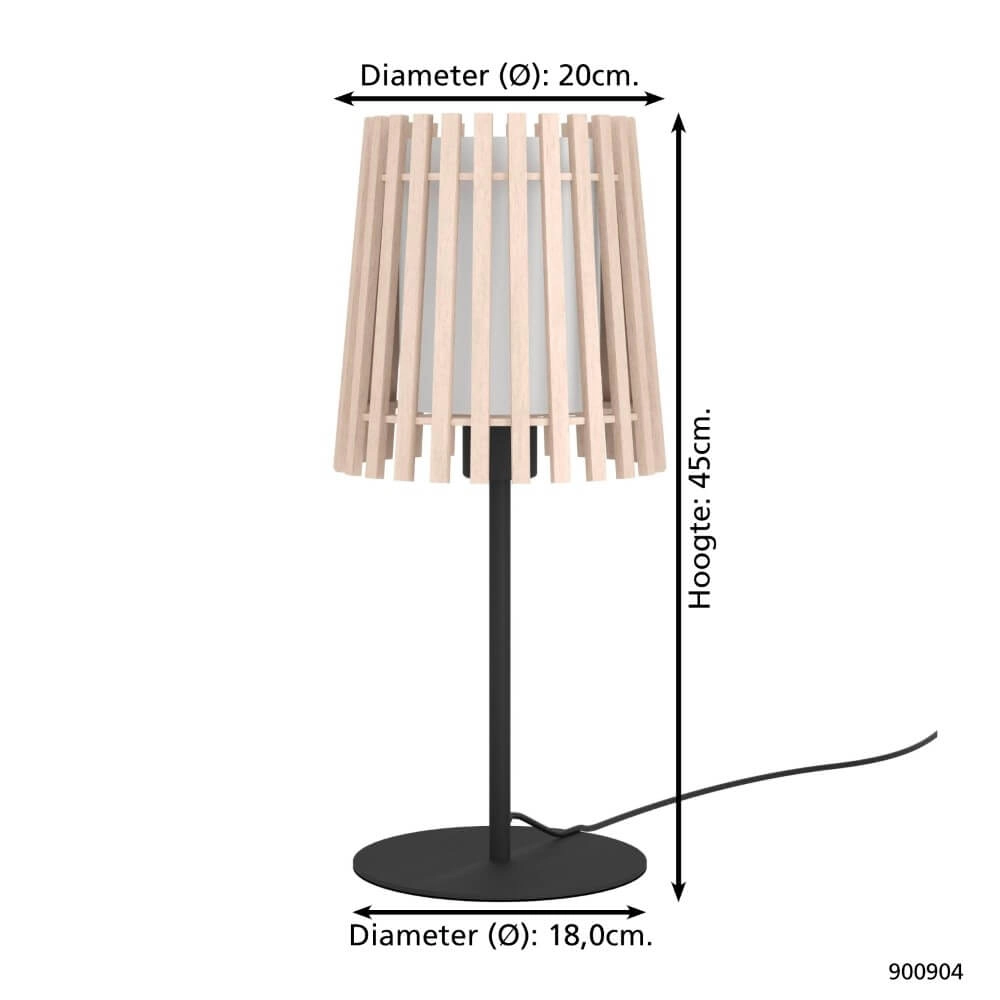 Lampe de table scandinave Fattoria Eglo 9008606274741