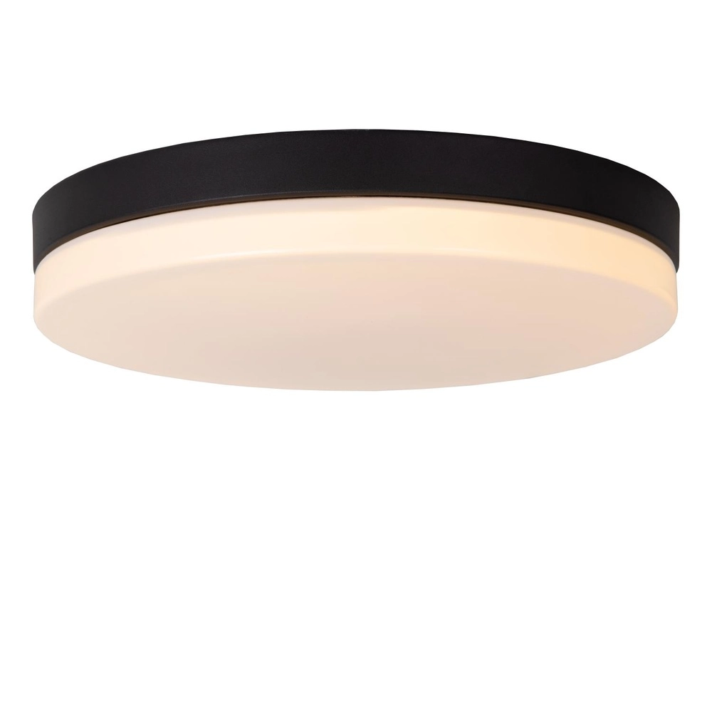 Éclairage de plafond Biskit Ø 40cm - IP44 noir Lucide 5411212792198